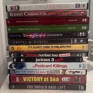 DVD Collection with Various Titles